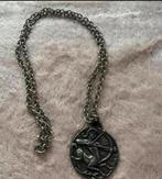 Antieke ketting met hanger boogschutter Metaal Hanger, Ophalen of Verzenden, Zo goed als nieuw, Overige materialen, Met hanger