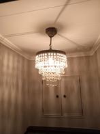 Kleine kristallen kroonluchter/hanglamp, Huis en Inrichting, Ophalen of Verzenden, Zo goed als nieuw, Minder dan 50 cm