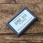 Mooi fraai tekstbord, kader, lijstje met glas GEPAST GELD💸, Reclamebord, Gebruikt, ., Ophalen of Verzenden