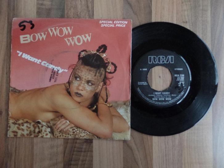 single Bow Wow Wow – I Want Candy, Cd's en Dvd's, Vinyl Singles, Gebruikt, Single, Pop, 7 inch, Ophalen of Verzenden
