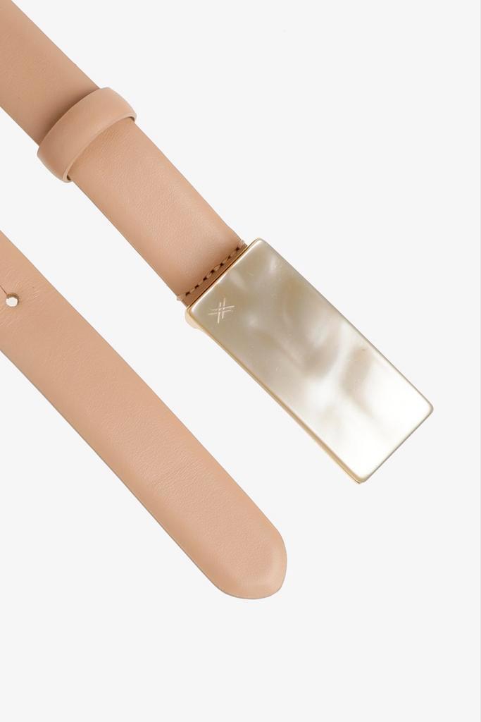 Lederen riem Xandres - lichtroze maat 75 - in nieuwstaat, Kleding | Dames, Riemen en Ceinturen, Nieuw, Tailleriem, Overige kleuren