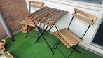 Ikea Tärnö Tuinset met Malinda Kussens, Gebruikt, Bijzettafel, Tuinset, Hout