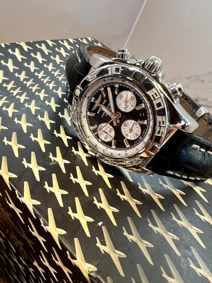 Breitling chronomat B01 compleet inruil mog, Sieraden, Tassen en Uiterlijk, Horloges | Heren, Zo goed als nieuw, Polshorloge, Breitling