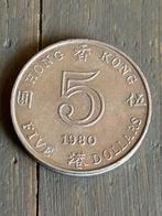 5 dollar 1980 Hong Kong, Postzegels en Munten, Verzenden, Zuid-Azië, Losse munt