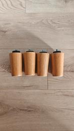 Ikea Brynilen Eikenhouten Poten - Set van 4, Tafelpoot, Minder dan 50 cm, Gebruikt, Minder dan 50 cm