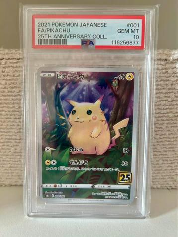 [PSA10] Pikachu #001 25th Anniversary beschikbaar voor biedingen
