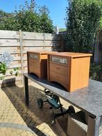 Nachtkastjes 2x  hxbxd 49x59x42, Gebruikt, 45 tot 65 cm, Hout, 55 tot 70 cm