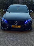 Mercedes-Benz C-Klasse C43 3.0 270KW 4MATIC Aut7 2016 Zwart, Auto's, Mercedes-Benz, 1800 kg, Zwart, 367 pk, Leder en Stof