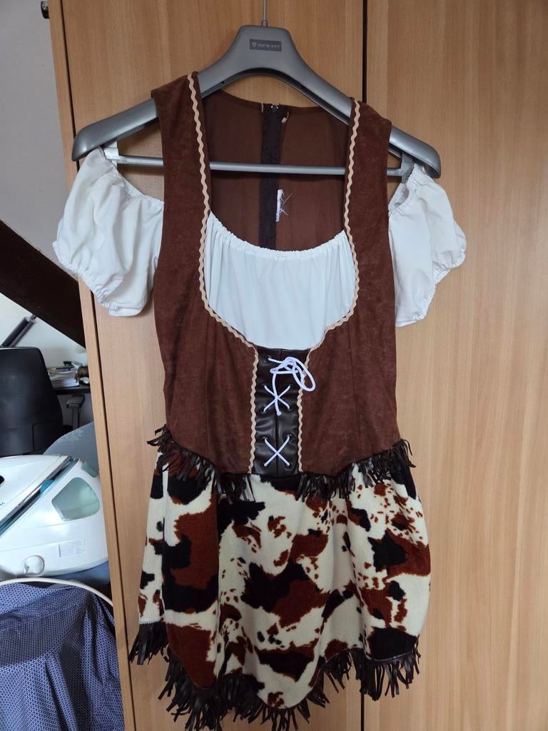 Sexy cowgirl jurkje mt 40, Kleding | Dames, Maat 38/40 (M), Carnaval, Ophalen of Verzenden, Zo goed als nieuw