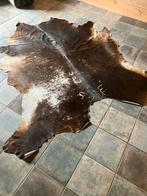 Mooie koeienhuid kleed donker bruin en licht, Gebruikt, Bruin, 200 cm of meer, Ophalen of Verzenden
