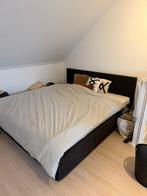 Tweepersoonsbed met opberglades, Huis en Inrichting, Ophalen, 210 cm, Tweepersoons, Zo goed als nieuw