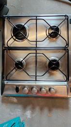 Inbouw gasfornuis, Ophalen, 4 kookzones, Zo goed als nieuw, Inbouw