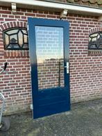 Hardhouten achterdeur 87,5x201cm., Doe-het-zelf en Verbouw, Deuren en Horren, Ophalen, Gebruikt, 80 tot 100 cm, Buitendeur