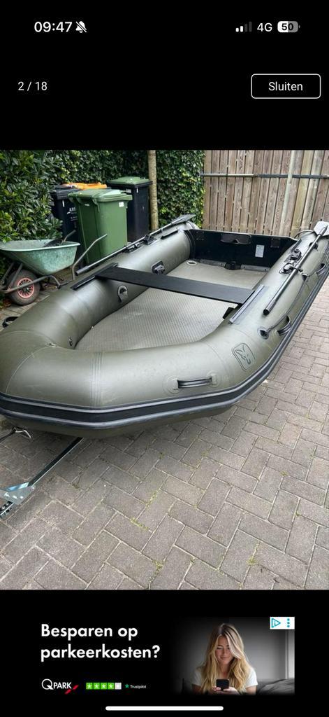 Fox 290 Rubberboot zeer compleet ruilen tegen voerboot, Watersport en Boten, Navigatiemiddelen en Scheepselektronica, Gebruikt