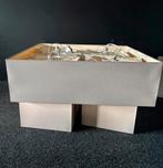 Moderne vierkante hanglamp met 4 lichtpunten, Ophalen, Zo goed als nieuw, 75 cm of meer