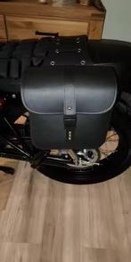2x Nieuwe Zwarte Motor Zadeltassen - Zijkoffers / Tas, Verzenden, Nieuw