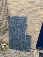 Restant natuursteen graniet antraciet grijs zwart, Ophalen of Verzenden, Graniet, Zo goed als nieuw