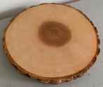 Boomstam plateau, Huis en Inrichting, Ophalen of Verzenden, Zo goed als nieuw, Rond, Hout