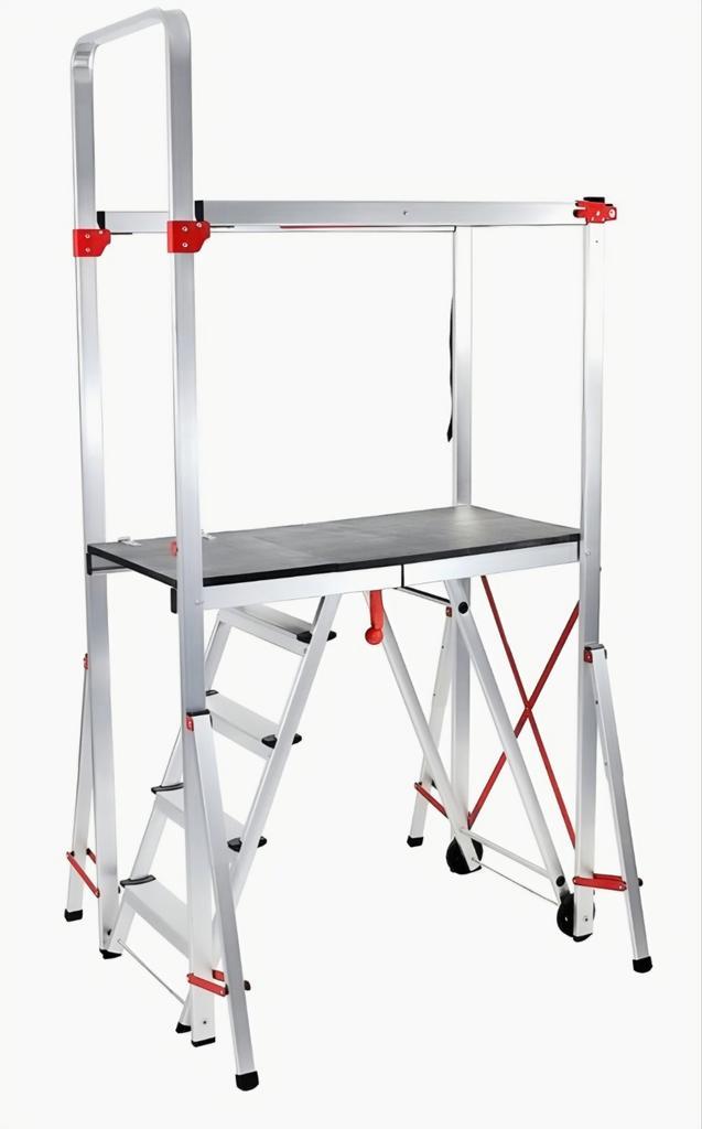 Altrex HiCompact steiger – compact, stabiel en verrijdbaar, Doe-het-zelf en Verbouw, Steigers, Rolsteiger of Kamersteiger, Minder dan 2 meter