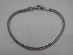 Zilveren vossenstaart armband nr.1115, Sieraden, Tassen en Uiterlijk, Verzenden, Zo goed als nieuw, Zilver, Zilver