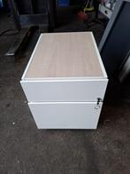 Stevig metalen Ahrend ladeblok met 2 lades. Met sleutel., Huis en Inrichting, Kasten | Roldeurkasten en Archiefkasten, Ophalen