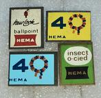 4 Vintage HEMA Speldjes, Verzamelen, Speldjes, Pins en Buttons, Ophalen of Verzenden, Gebruikt, Merk, Speldje of Pin