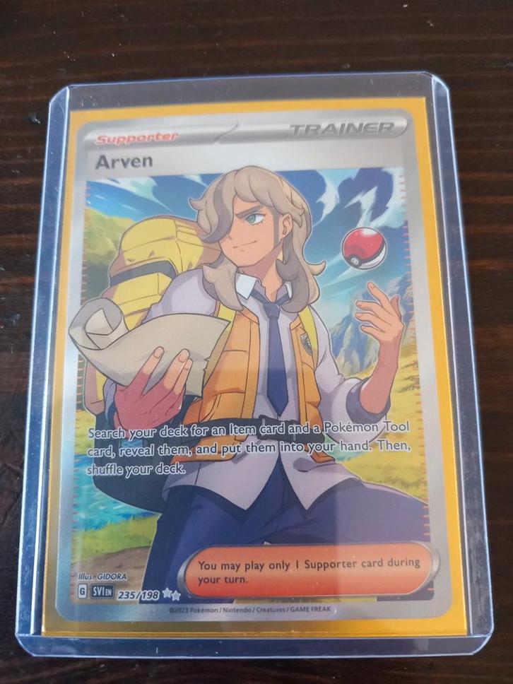Arven Full Art 235/198 - Scarlet & Violet - Pack Fresh!, Hobby en Vrije tijd, Verzamelkaartspellen | Pokémon, Nieuw, Losse kaart