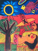 Corneille art-print op canvas Memorable Day, Antiek en Kunst, Ophalen of Verzenden