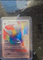Charizard GX Rainbow Rare - Burning Shadows, Ophalen of Verzenden, Zo goed als nieuw, Losse kaart, Foil