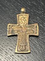 Antiek Kruisbeeld Hanger Jezus Christus, Antiek en Kunst, Ophalen of Verzenden