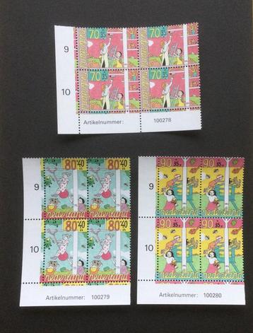 NVPH 1624-1626 blokken van 4 postfris Kinderzegels  beschikbaar voor biedingen