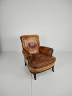 Een Klassieke Engelse Lederen clubchair fauteuil uit 1912, Ophalen