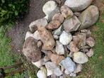 Stapeltje natuursteen/keien, Tuin en Terras, Grind, Keien en Split, Ophalen, Gebruikt, Graniet