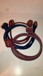 SCART kabels 1.5m 3x, Ophalen of Verzenden, Gebruikt