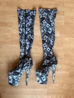 Pleaser money platform boot heels maat 41/42, Kleding | Dames, Schoenen, Hoge laarzen, Overige kleuren, Pleaser, Ophalen of Verzenden