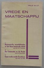 Vrede en maatschappij – G.F. Fortanier – 1932, Nederland, Overige soorten, Boek of Tijdschrift, Verzenden