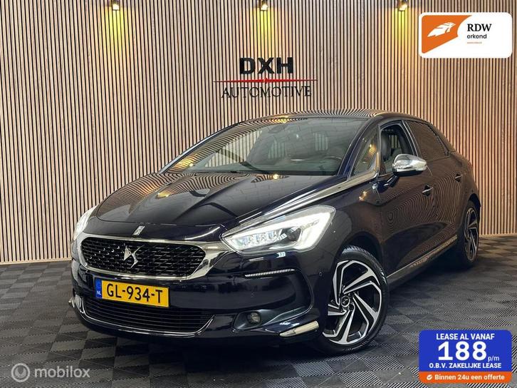 Citroen DS5 1.6 THP So Chic AUT PANO LEDER MEMORY XENON NAVI, Auto's, Citroën, Bedrijf, Te koop, DS5, ABS, Achteruitrijcamera