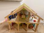 Uitgebreid Haba Houten Poppenhuis met Accessoires, Ophalen, Zo goed als nieuw, Poppenhuis