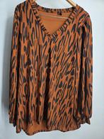 Dames Tuniek Top Maat 54-56, Kleding | Dames, Blouses en Tunieken, Bruin, Maat 46/48 (XL) of groter, Plussize, Ophalen of Verzenden