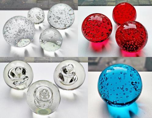 Div Glaskunst Glazen Paperweights Presse Papier - Zie Omschr, Antiek en Kunst, Curiosa en Brocante, Ophalen of Verzenden