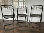 Vintage klapstoelen, Ophalen, Gebruikt, Overige kleuren, Drie
