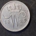 10 cent 1827 U WillemI, Postzegels en Munten, Munten | Nederland, Verzenden, Zilver, 10 cent, Koning Willem I