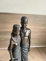 Afrikaans Beeld - Broer en Zus, Antiek en Kunst, Ophalen of Verzenden