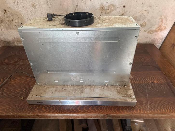 Pelgrim Afzuigkap 60cm - Zo goed als nieuw!, Witgoed en Apparatuur, Afzuigkappen, Zo goed als nieuw, Inbouw, Vlakschermkap, 200 tot 400 m³ per uur