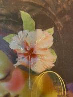 Papaya Schilderij met Glitter Bloem, Ophalen, Gebruikt, Schilderij, Minder dan 50 cm