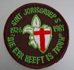 Sint Jorisgroep 5 1926-1981 Scouting Padvinderij, Ophalen of Verzenden, Zo goed als nieuw, Embleem, Speld of Insigne