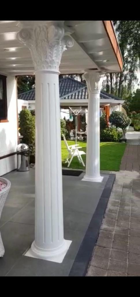 Nostalgische hout hand gemaakt zuil 250 cm hoog, Huis en Inrichting, Woonaccessoires | Zuilen en Pilaren, Nieuw, Ophalen