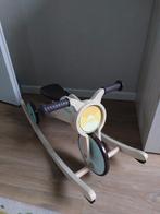 Janod Bikloon 2-in-1 Houten Schommel Motorfiets, Ophalen, Zo goed als nieuw