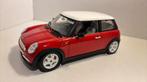 Mini cooper Bburago 1.18, Hobby en Vrije tijd, Modelauto's | 1:18, Ophalen of Verzenden, Zo goed als nieuw, ., .