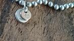 Zilveren armband Dodo met gouden 9 karaat hanger, Sieraden, Tassen en Uiterlijk, Ophalen of Verzenden, Zo goed als nieuw, Zilver